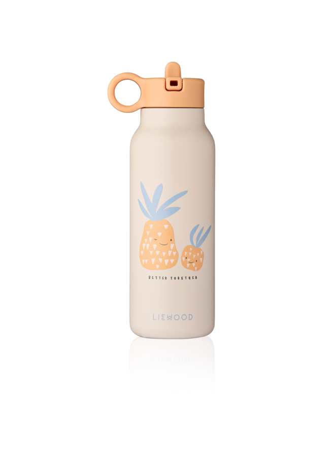 Falk Water Bottle 350 ml - Pineapple / Sandy - Liewood