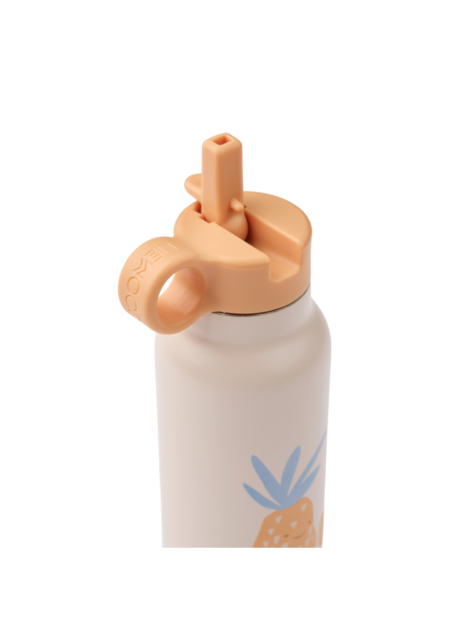 Falk Water Bottle 350 ml - Pineapple / Sandy - Liewood