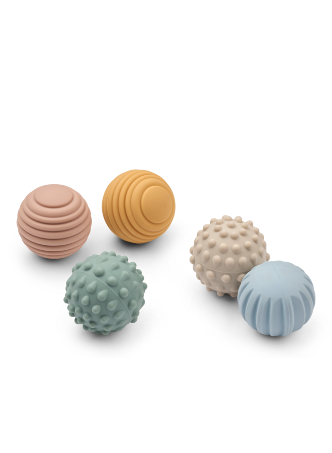 Dorian Baby Sensory Balls - Beach blue / multi mix - Liewood