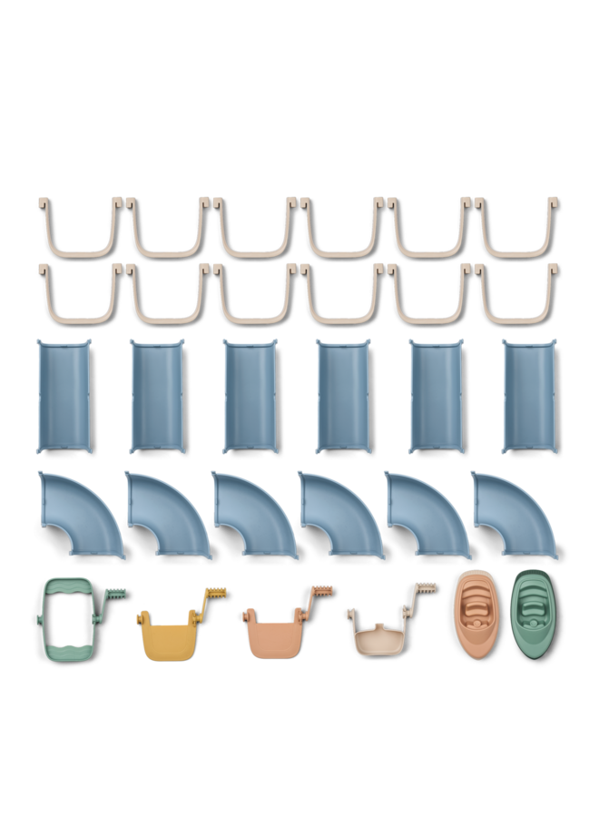 Cassian Waterway  - Beach blue / multi mix - Liewood