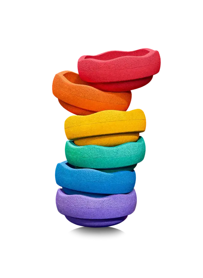 Original Mini Rainbow - Set van 6 -  Stapelstein