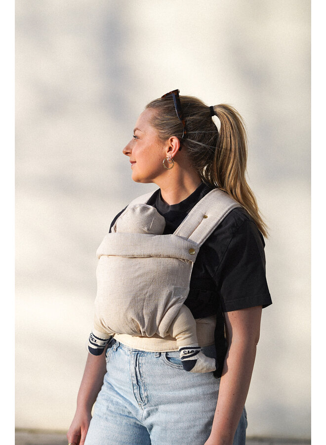 Draagzak Heiwa Linnen Oat - Monkose