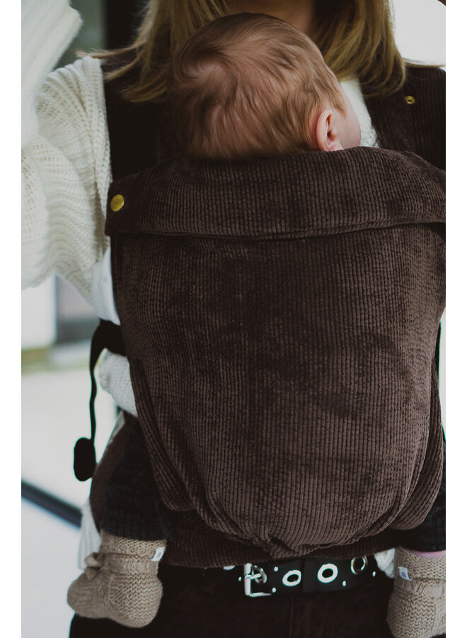 Draagzak Heiwa Corduroy Cocoa - Monkose