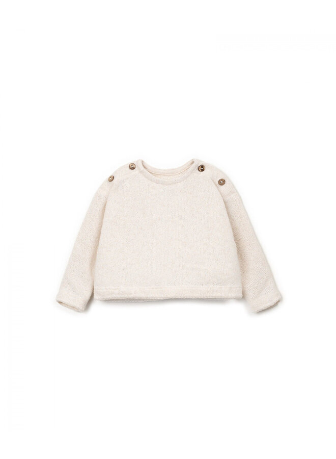 Jersey Sweater - White - Play Up