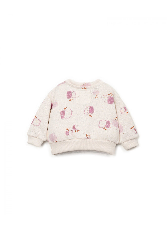 Jersey Sweater - Pink Apples - Play Up