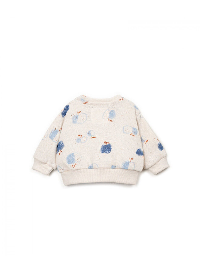 Jersey Sweater - Blue Apples - Play Up
