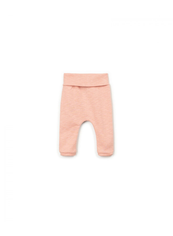 Rib Flamé Leggings - Peach - Play Up