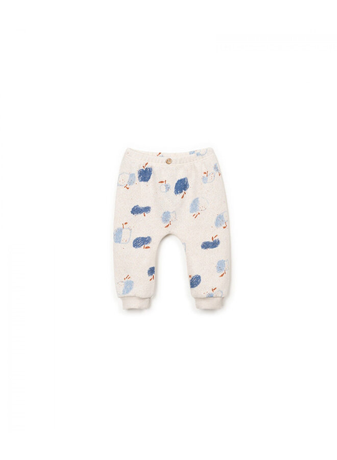 Trousers Jersey - Blue Apples - Play Up