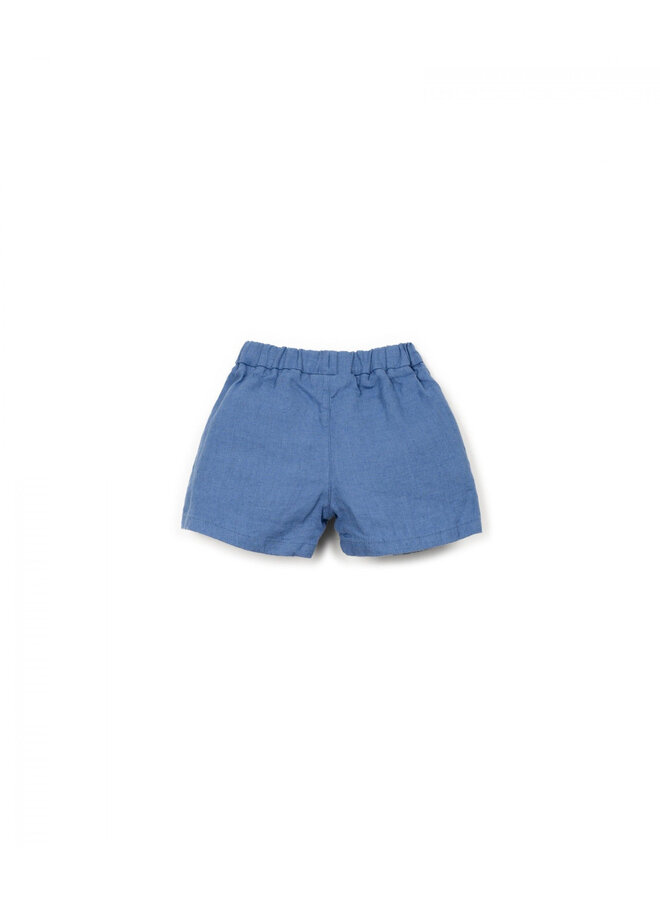 Linen Shorts - Ocean Blue - Play Up Junior