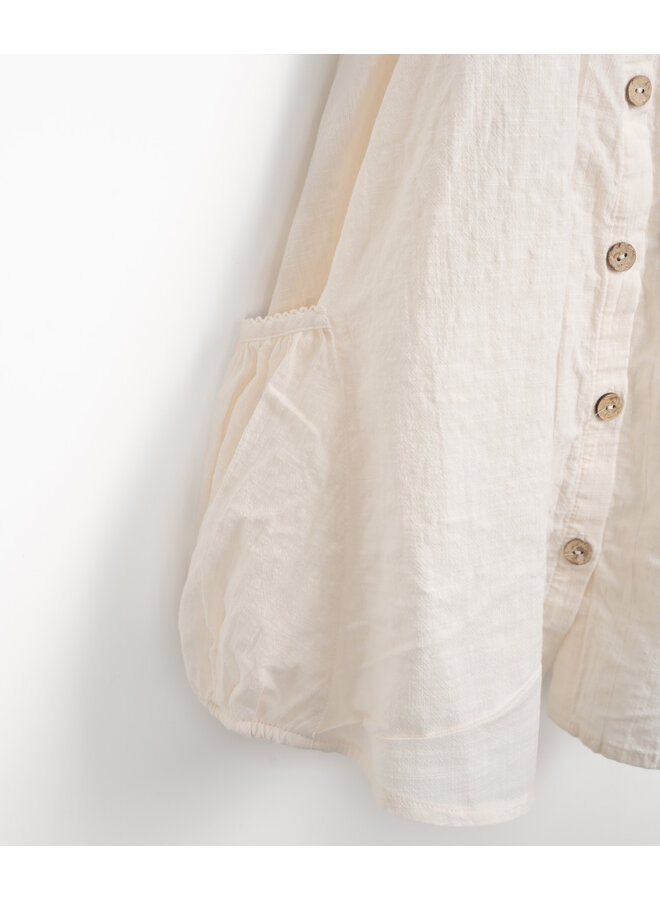 Woven Dress - White - Play Up Junior