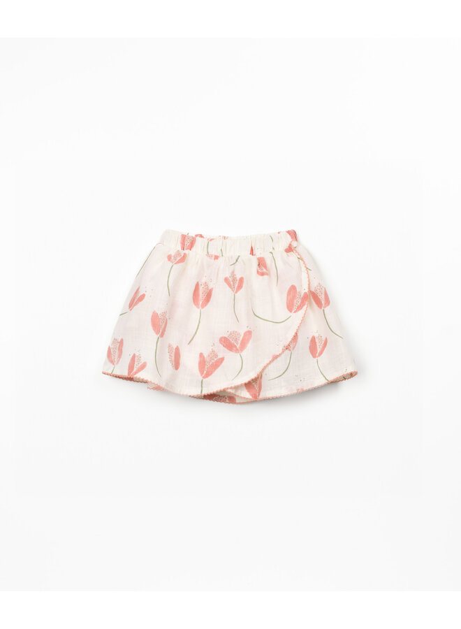 Woven Skort - Poppy - Play Up Junior