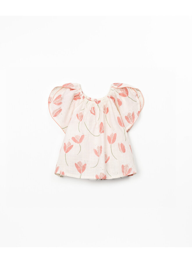 Woven Tunic - Poppy - Play Up Junior