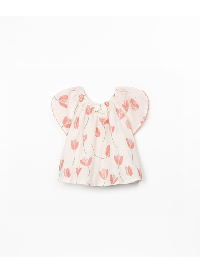 Woven Tunic - Poppy - Play Up Junior