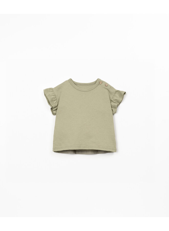 Frill Shirt - Sage - Play Up