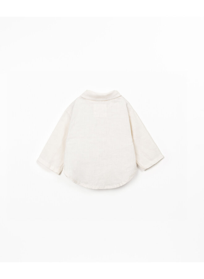 Linen Shirt - White - Play Up