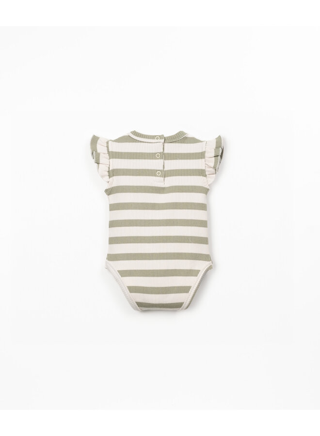 Striped Rib Body - Sage - Play Up