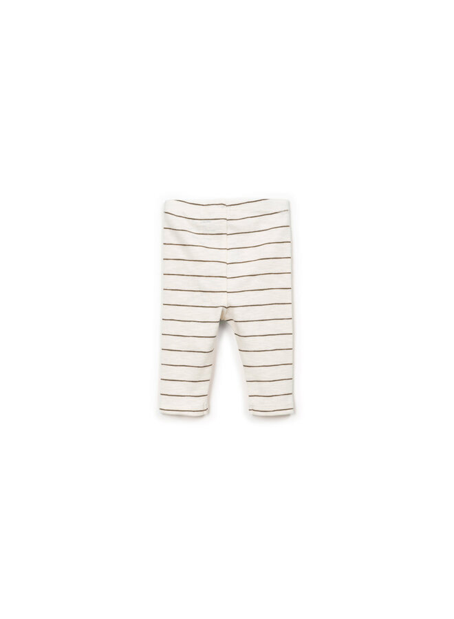 Striped Legging - Olive - Play Up