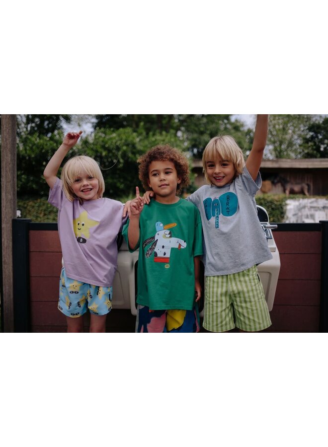 All Stars Swim Shorts Sky Blue - Daily Brat