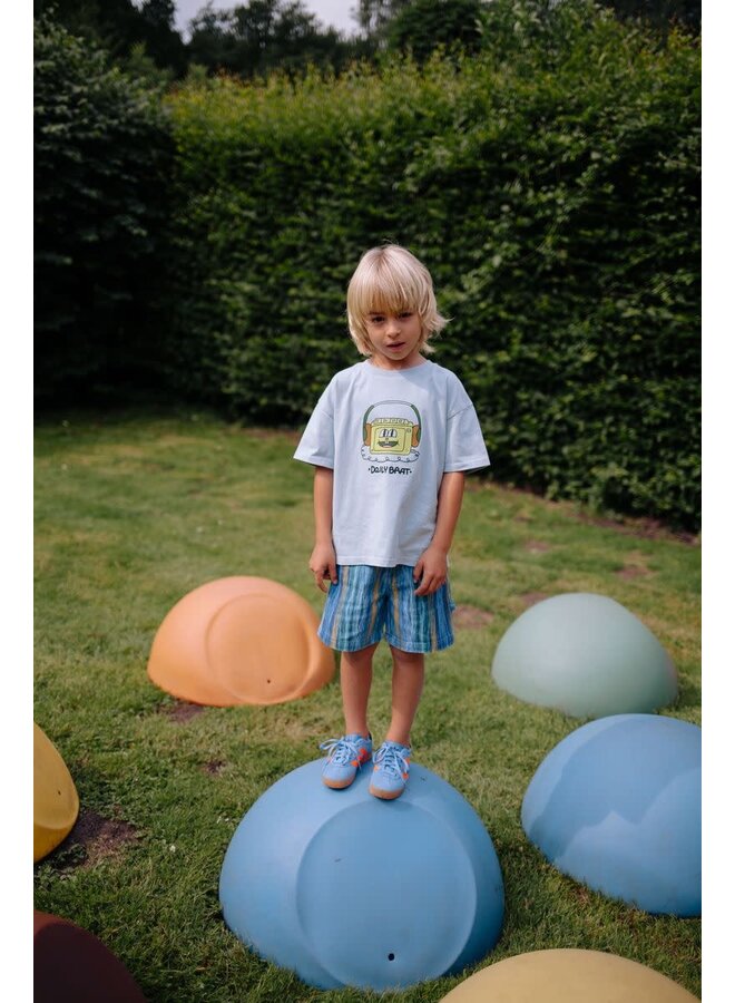 Funky Headphones T-Shirt Sterling Blue - Daily Brat