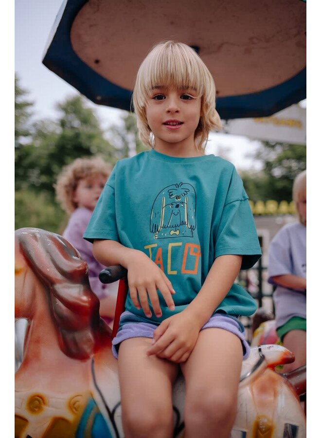 Taco T-Shirt Teal - Daily Brat