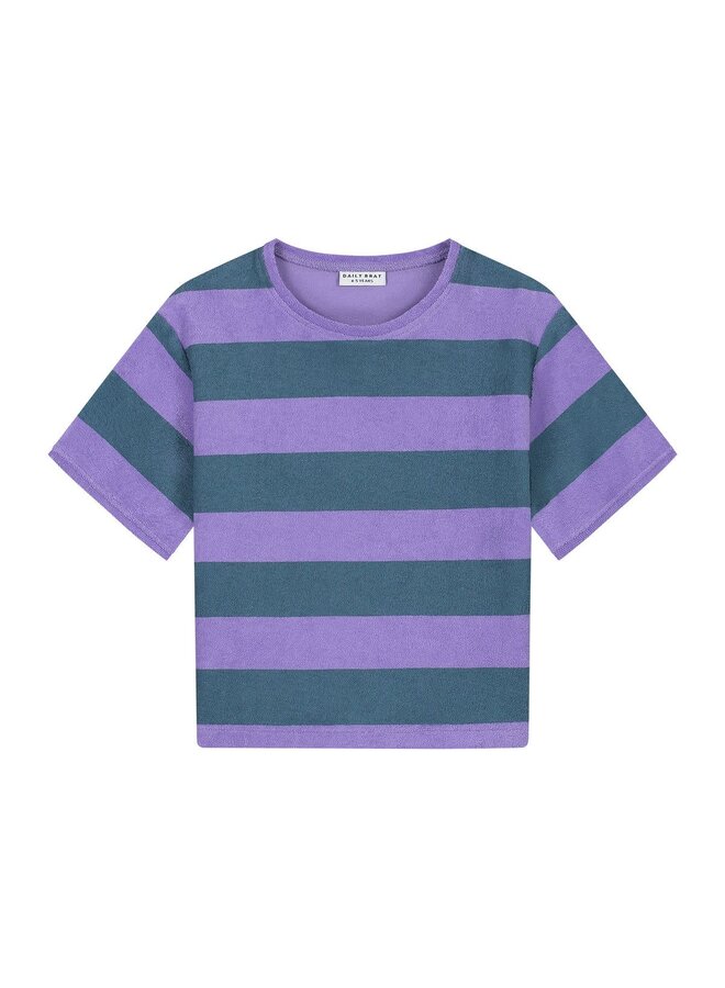 Striped Towel T-Shirt Teal - Daily Brat