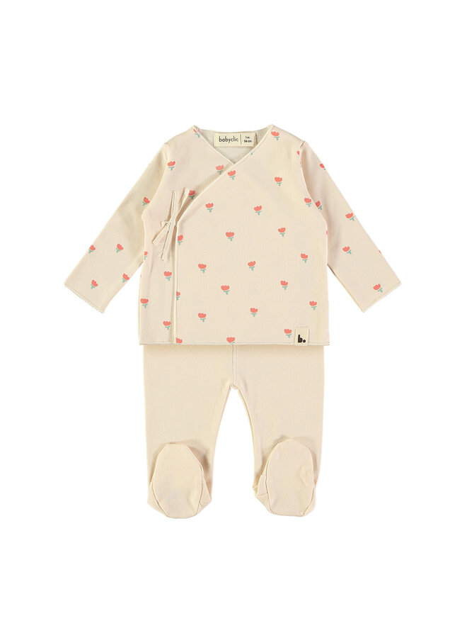 Set - Poppies Ecru - Babyclic