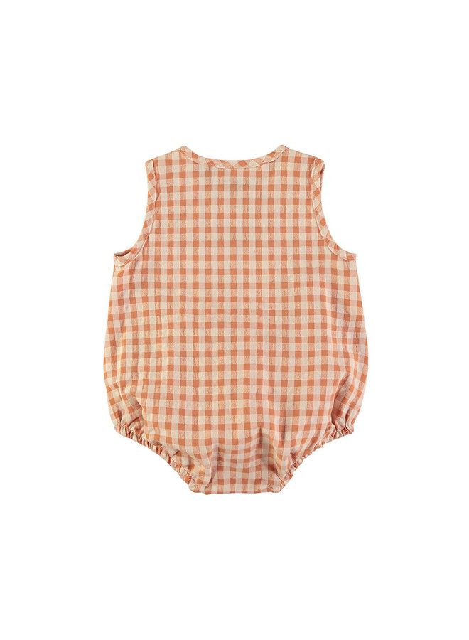 Romper - Checks Rust - Babyclic