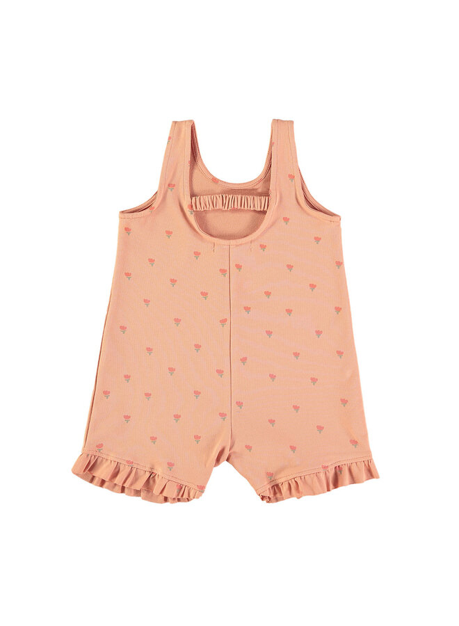 Overall - Poppies Apricot - Babyclic