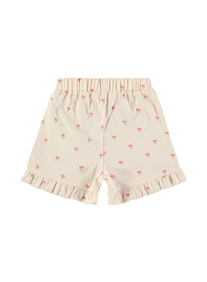 Shorts - Poppies Ecru - Babyclic