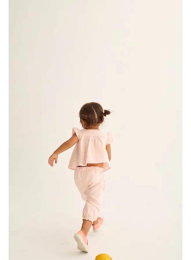 Linen Pants Cami - Cloud Pink - My Little Cozmo