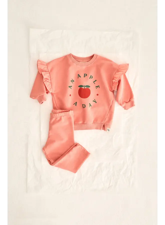 Soft Sweatshirt Liana - Apple Rose - My Little Cozmo