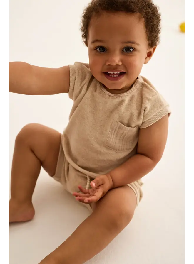 Soft Terry Shirt Gage - Beige - My Little Cozmo