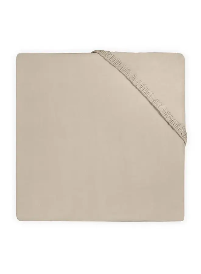 Hoeslaken Jersey Boxmatras 75x95 - 2 stuks - Nougat - Jollein