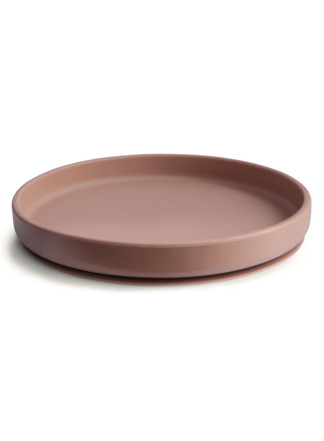 Classic Silicone Plate - Cloudy Mauve - Mushie