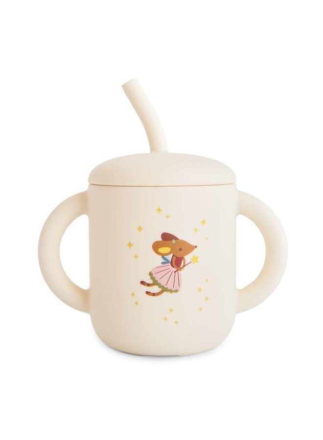 Training Cup + Straw - Fairy Mice - Mushie