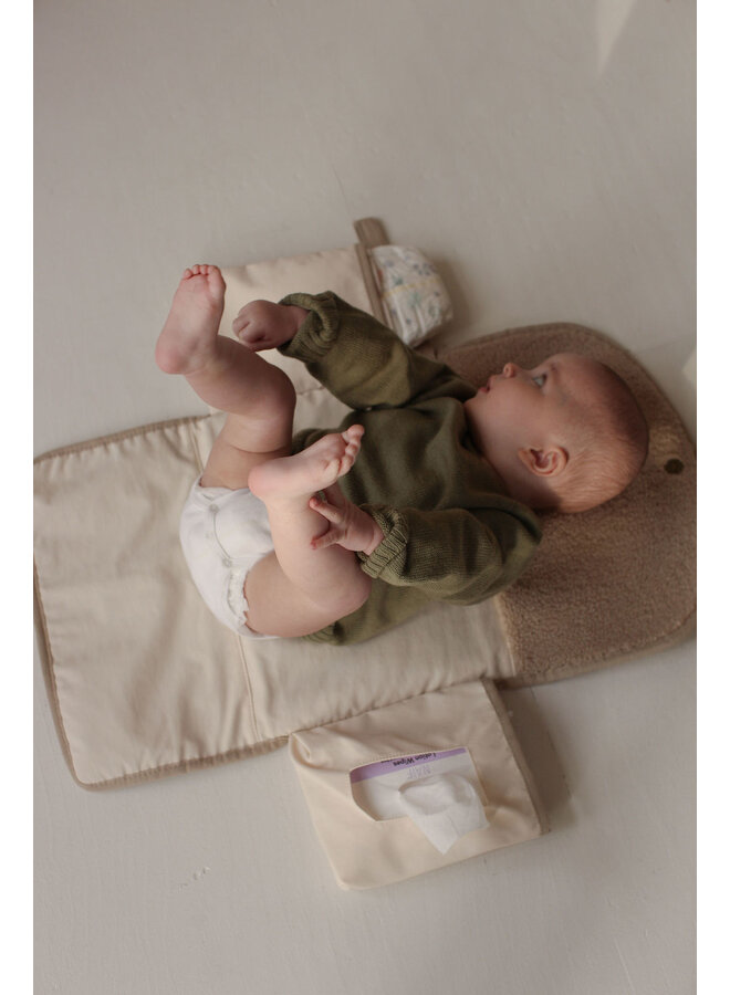 Verzorgingsmatje Plus - Ecru Teddy - Studio Noos