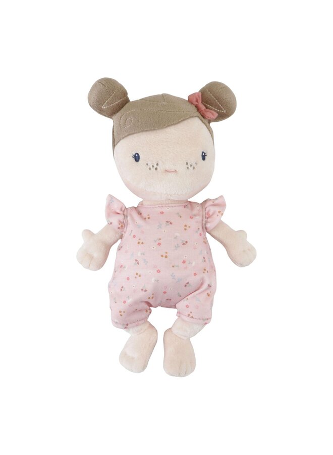 Babypop Rosa met mandje en toebehoren - Little Dutch