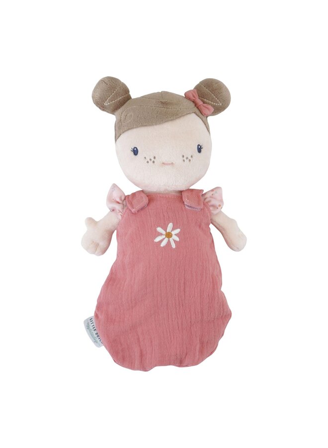 Babypop Rosa met mandje en toebehoren - Little Dutch