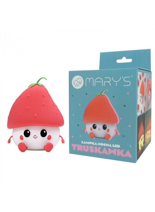Strawberry - Oplaadbare lamp met timer - Mary's