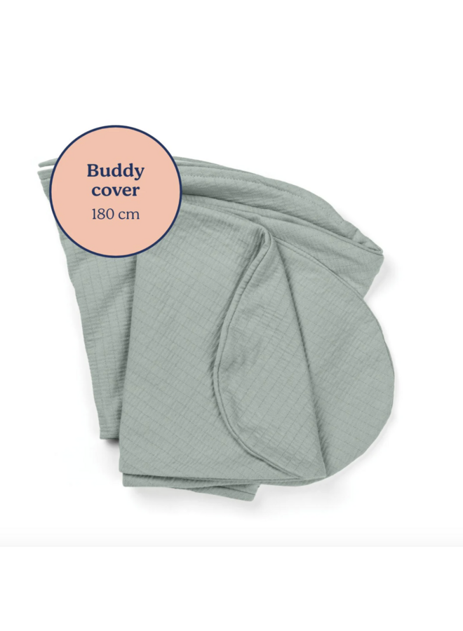 Hoes Voedingskussen Buddy  - Tetra Jersey Green - Doomoo