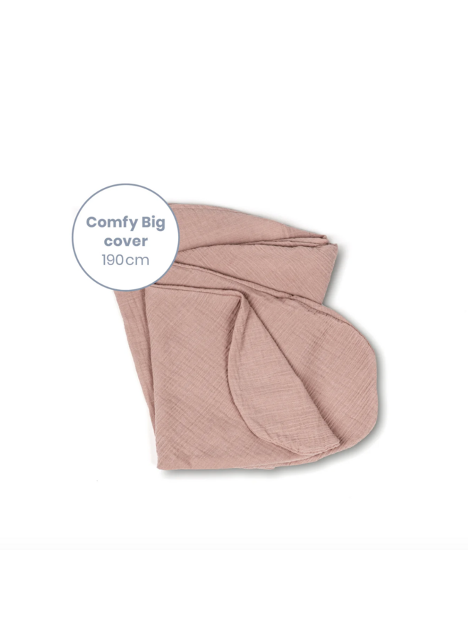Hoes Voedingskussen Comfy Big - Tetra Pink - Doomoo