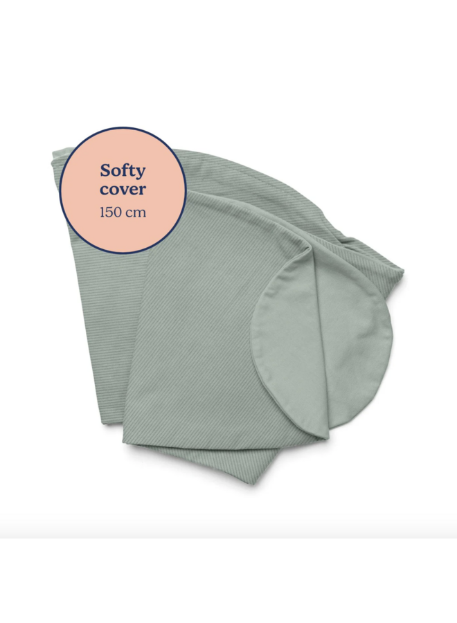 Hoes Voedingskussen Softy - Tetra Jersey Green - Doomoo