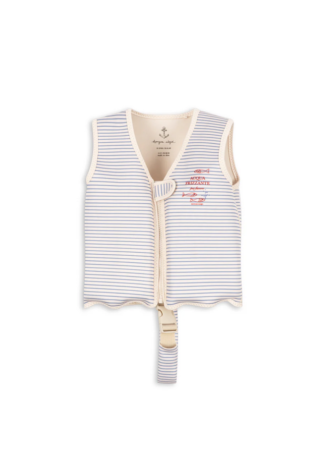 Ellis Swim Vest - Stripe Bluie - Konges Slojd
