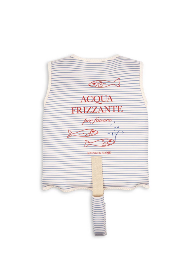Ellis Swim Vest - Stripe Bluie - Konges Slojd