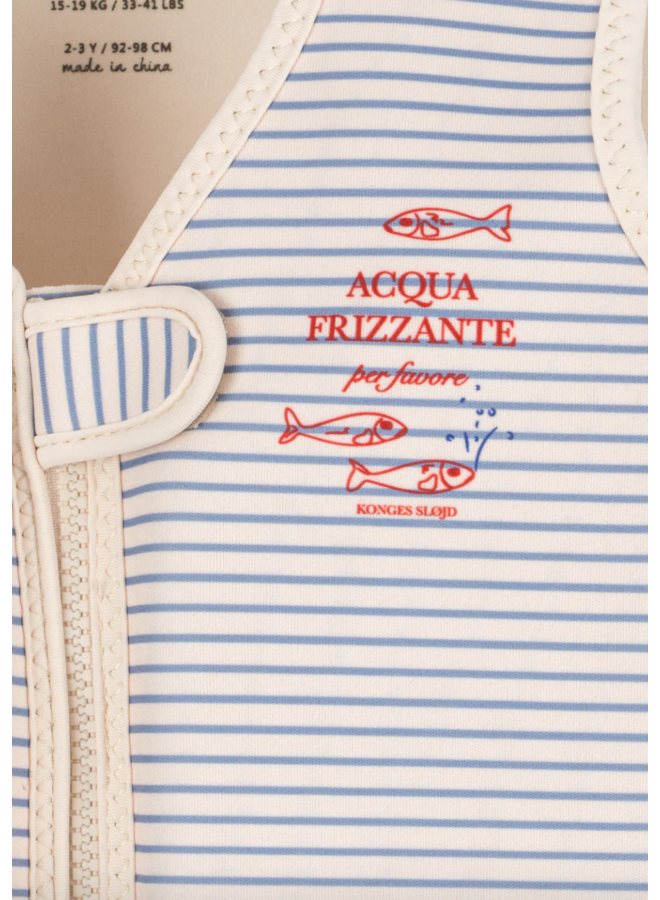 Ellis Swim Vest - Stripe Bluie - Konges Slojd