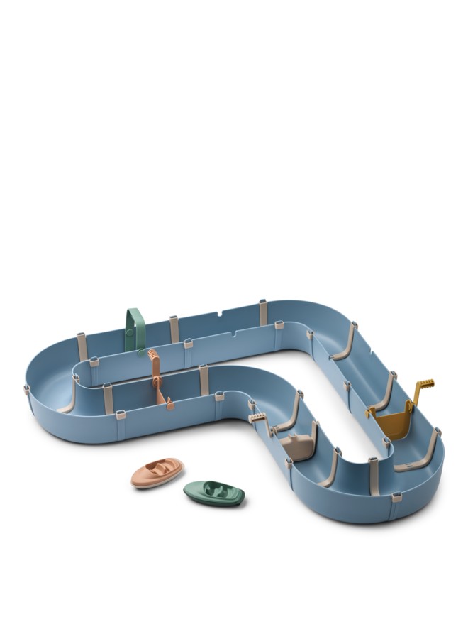 Cassian Waterway  - Beach blue / multi mix - Liewood