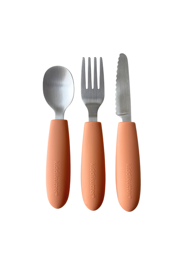 Bestekset - Peach - Kiddikutter