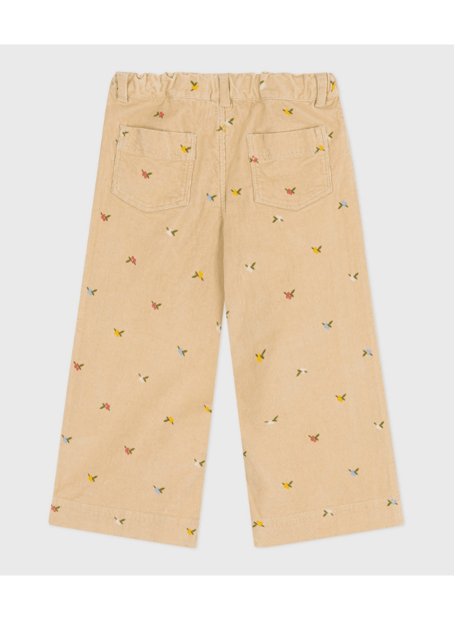 Corduroy Broek - Birds - Petit Bateau
