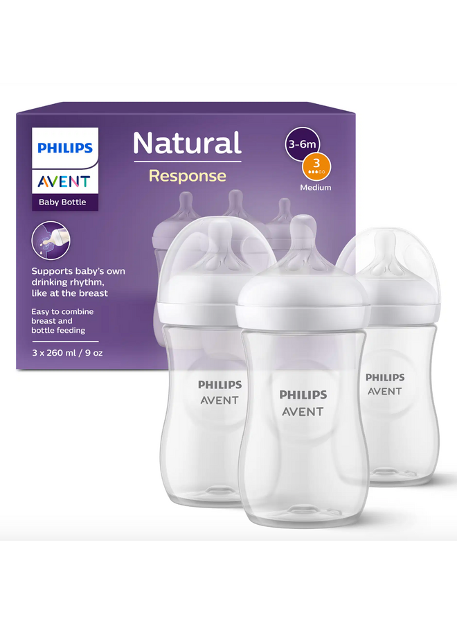Natural 3.0 Zuigfles - 260 ml TRIO - Avent