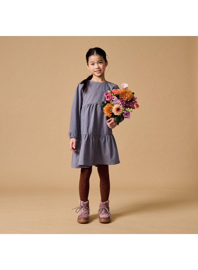 Check Dress  - Blue Check - Petit Blush